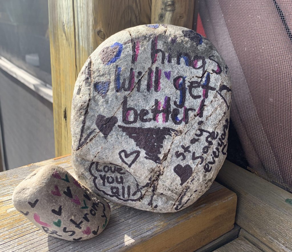 Painted rock