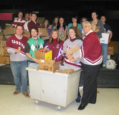 St. Charles College Food Drive a Smashing Success