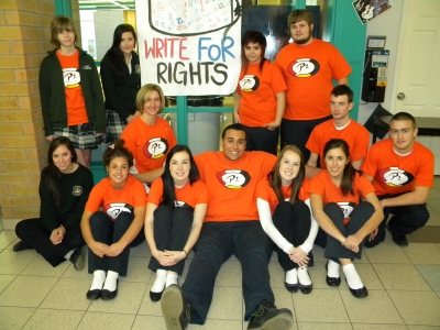 Write for Rights at St. Benedict