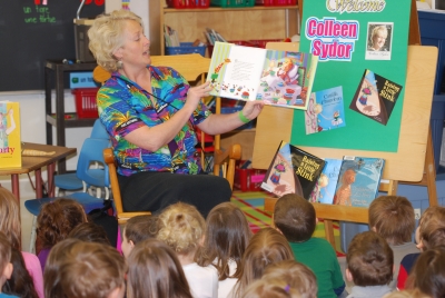 Award Winning Author Visits St. Bernadette