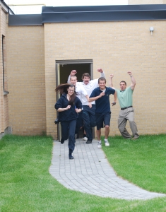 Grade 12 Courtyard Officially Opens at Bishop ACCSS