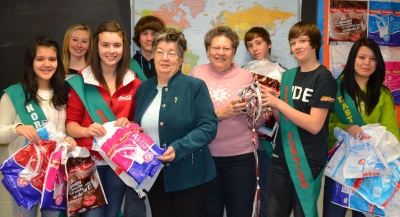 Bags for Beds at St. Charles Elementary