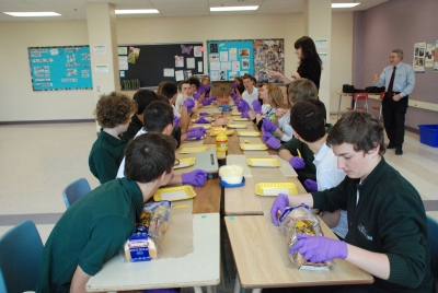 St. Benedict Students Lend a Helping Hand