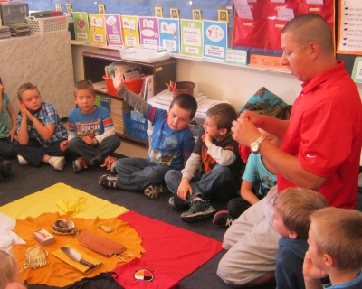 Learning about Aboriginal Culture at St. Bernadette