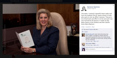 St. James Makes an Appearance on the Mayor’s Facebook Page