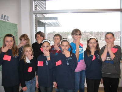 Holy Cross Free the Children Club “We Are Silent” Campaign