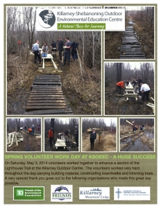 Spring Volunteer Work Day at KSOEEC