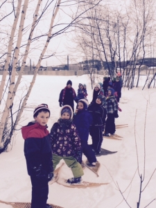 Snowshoe adventure