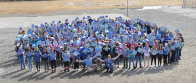 “The Blue Dot Movement” at St. Charles Elementary
