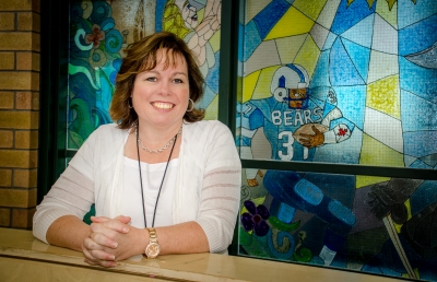 “Mrs. Catalano “The glue that holds our school together.”