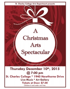 SCC presents: Christmas Arts Spectacular – Dec. 10