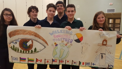 St. Benedict students celebrate Catholic Education Week with artwork!