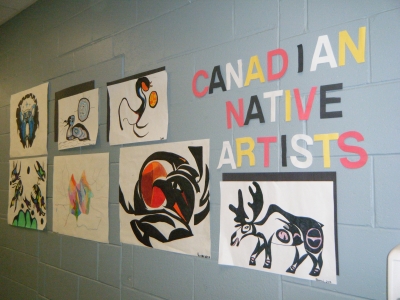 St. Charles Students incorporate Indigenous Artwork into their School