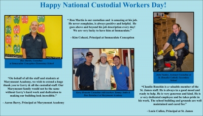 Happy National Custodial Workers Day!