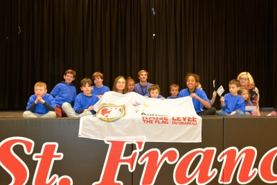 St Francis Flames Raise the Flag for Autism Awareness!
