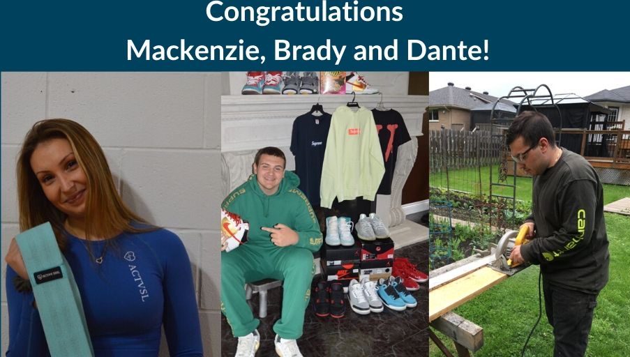 Three St. Benedict Students Receive Business Grants from Government of Ontario