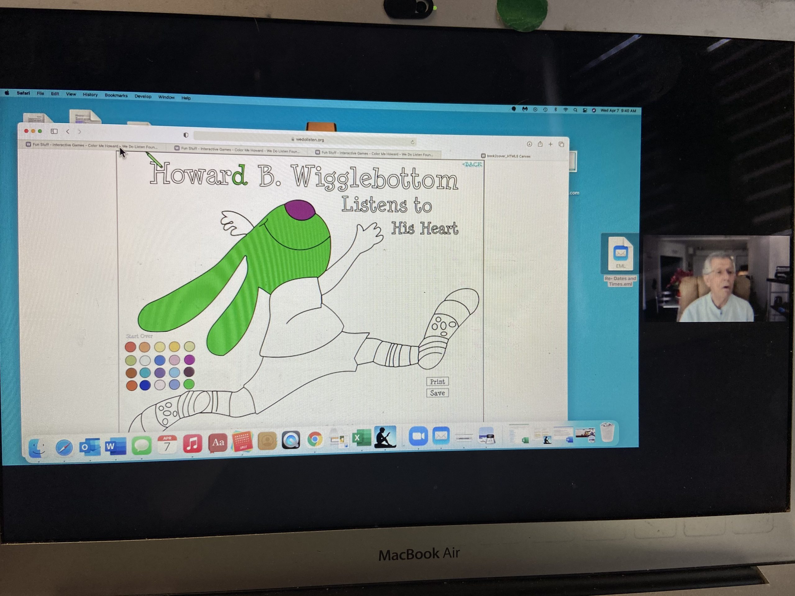 St. David School Receives Special Visit from Author!