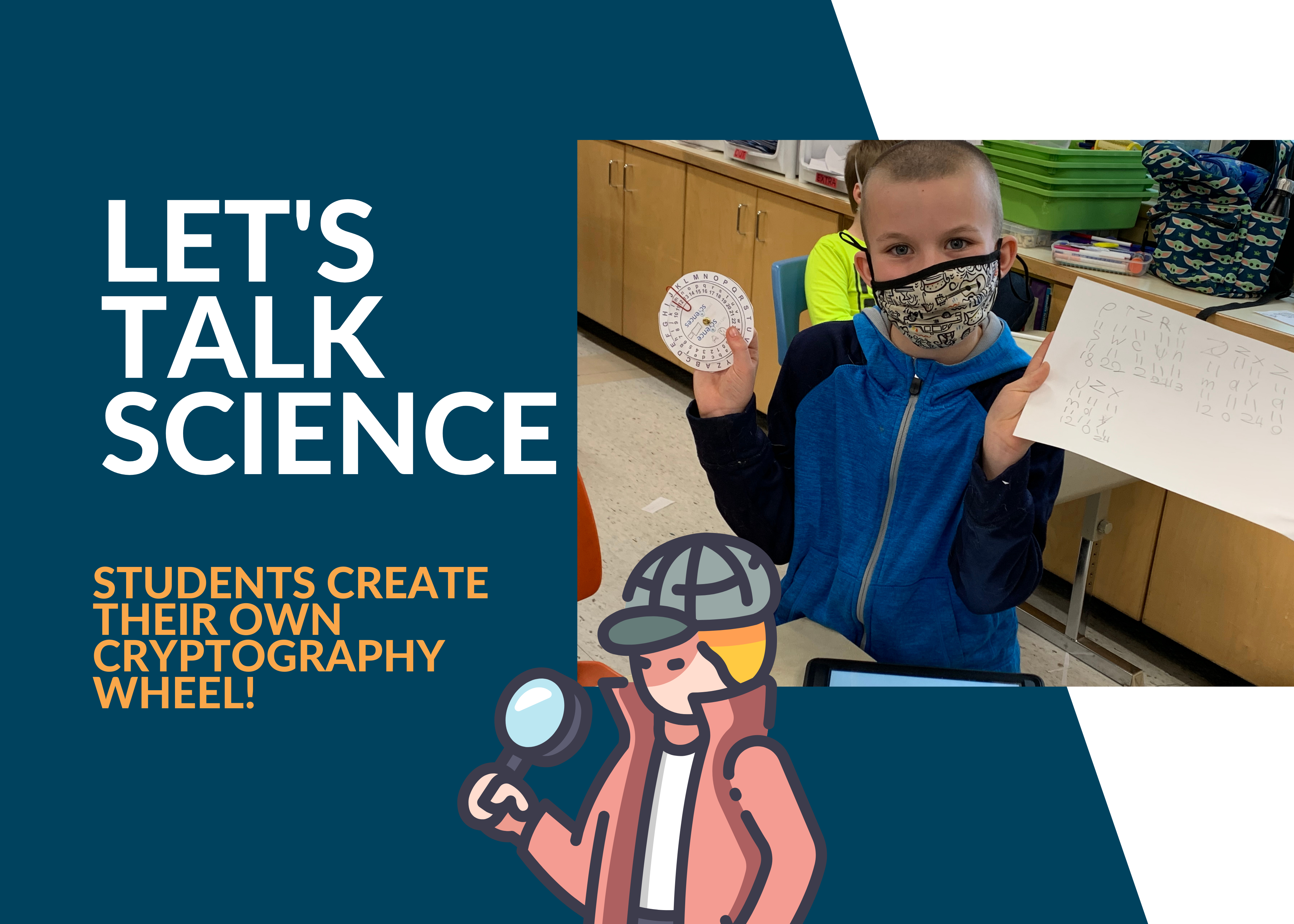 Students Create their own Cryptography Wheel!