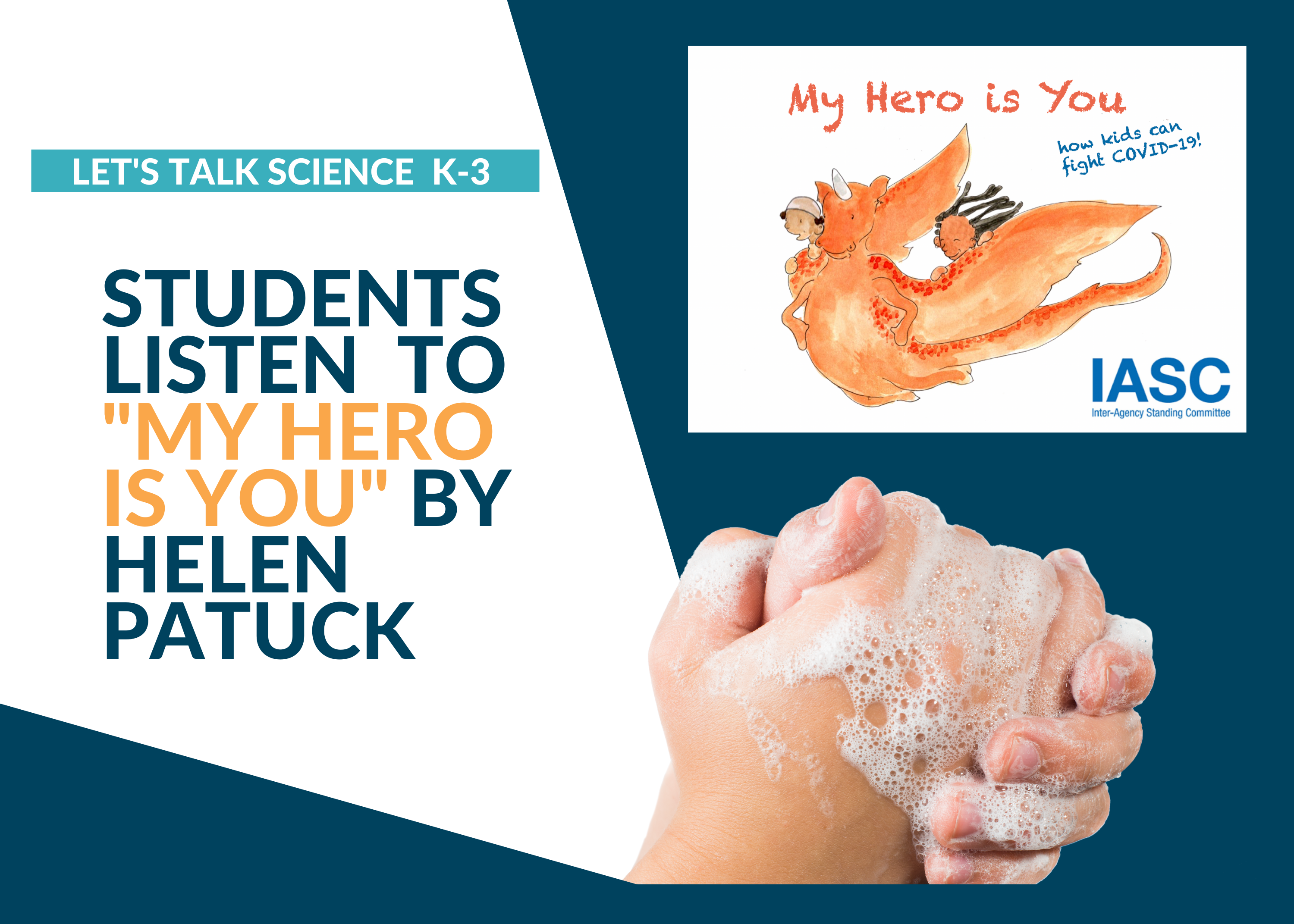 Grades K-3 Students Learn About the Importance of Hand Washing with Let’s Talk Science!
