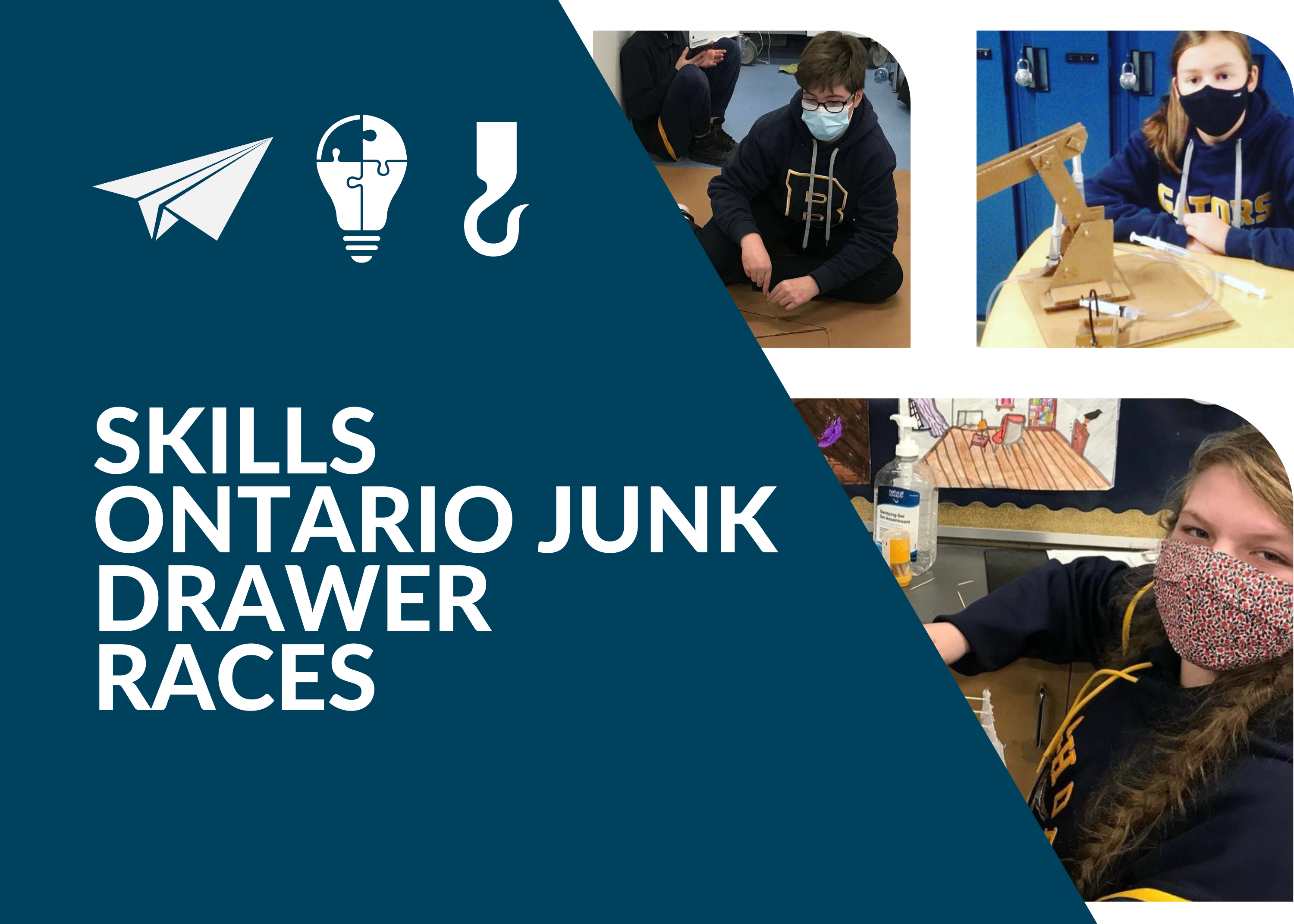 Bishop Alexander Carter Students Advance to  Championship Rounds in the Skills Ontario’s Junk Drawer Races!
