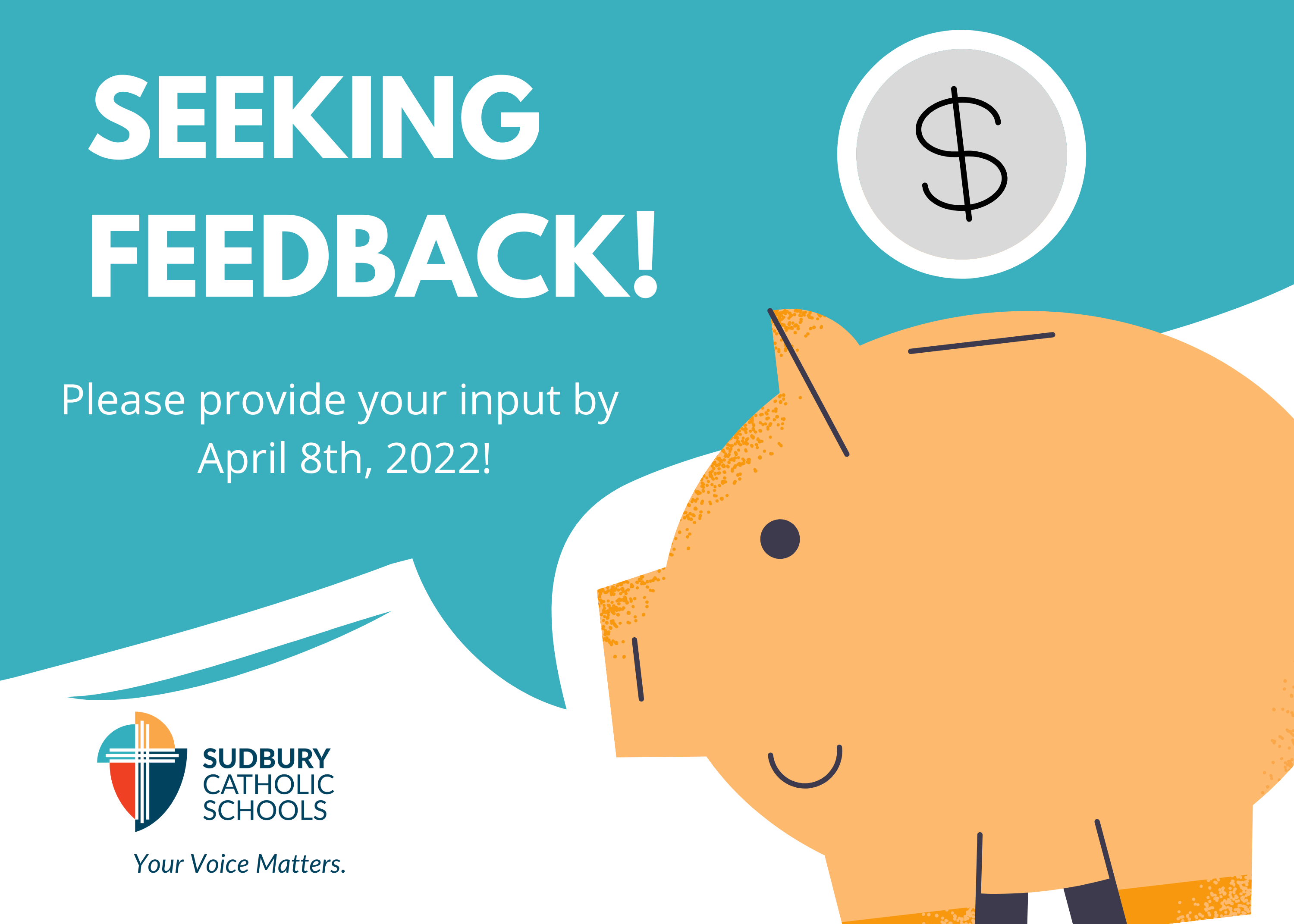 Give Feedback for Sudbury Catholic Schools 2022-23 Community Budget Consultations!