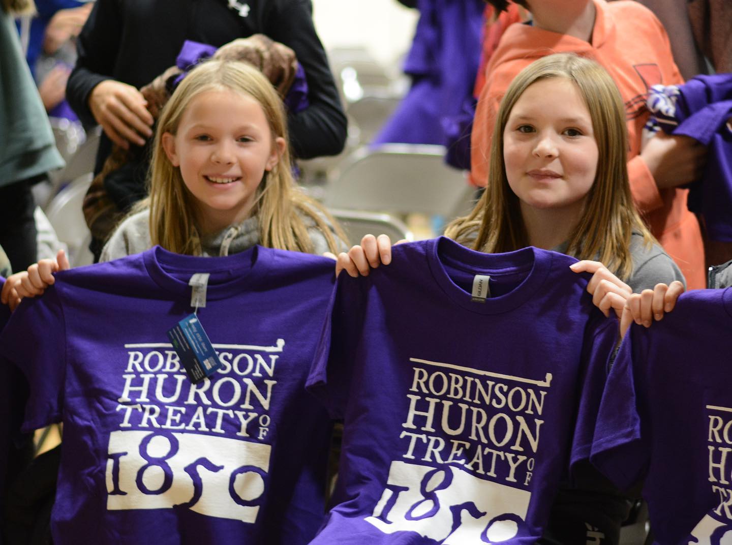 Students with T shirts