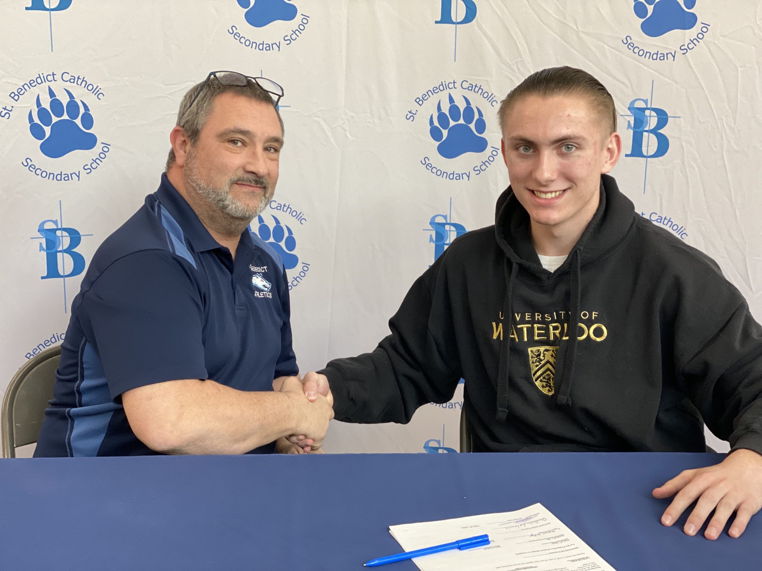 St. Benedict Student, Andrew Kilby, Signs Commitment Letter with University of Waterloo