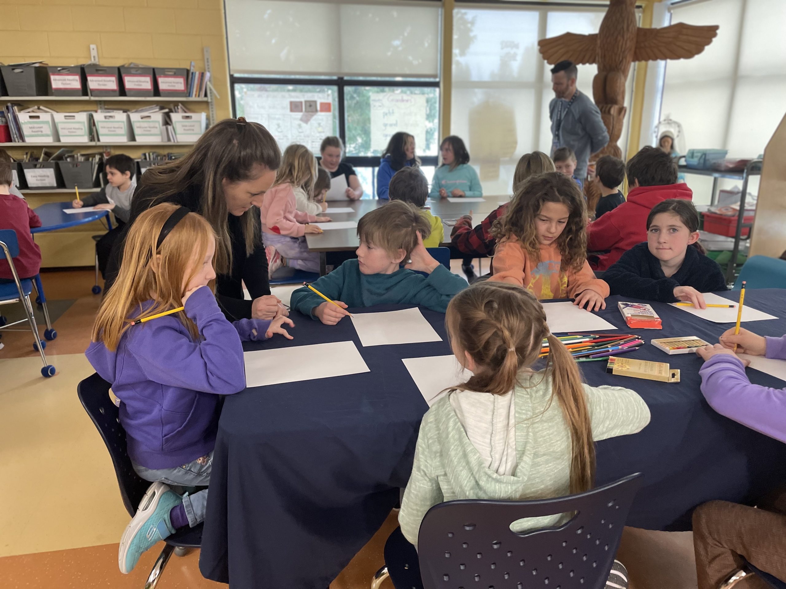 St. James School Collaborates on a Mural with  Artist Jessica Somers