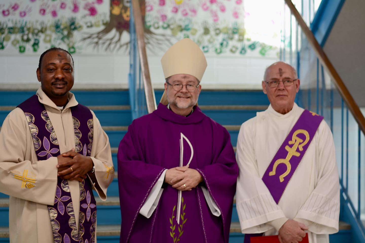 Sudbury Catholic District School Board Welcomes Bishop Dowd for Ash Wednesday Service