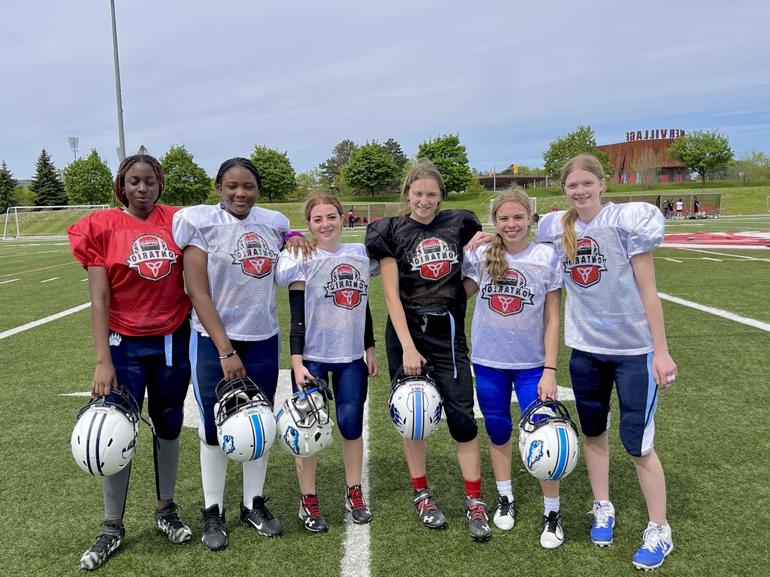Four Members of the St. Benedict Girls Tackle Football Team Move on to Nationals!