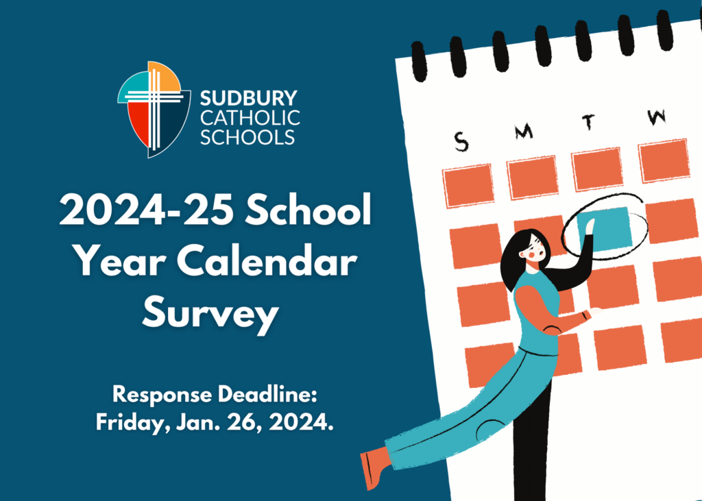 We need your input for the 20242025 School Year Calendar Sudbury