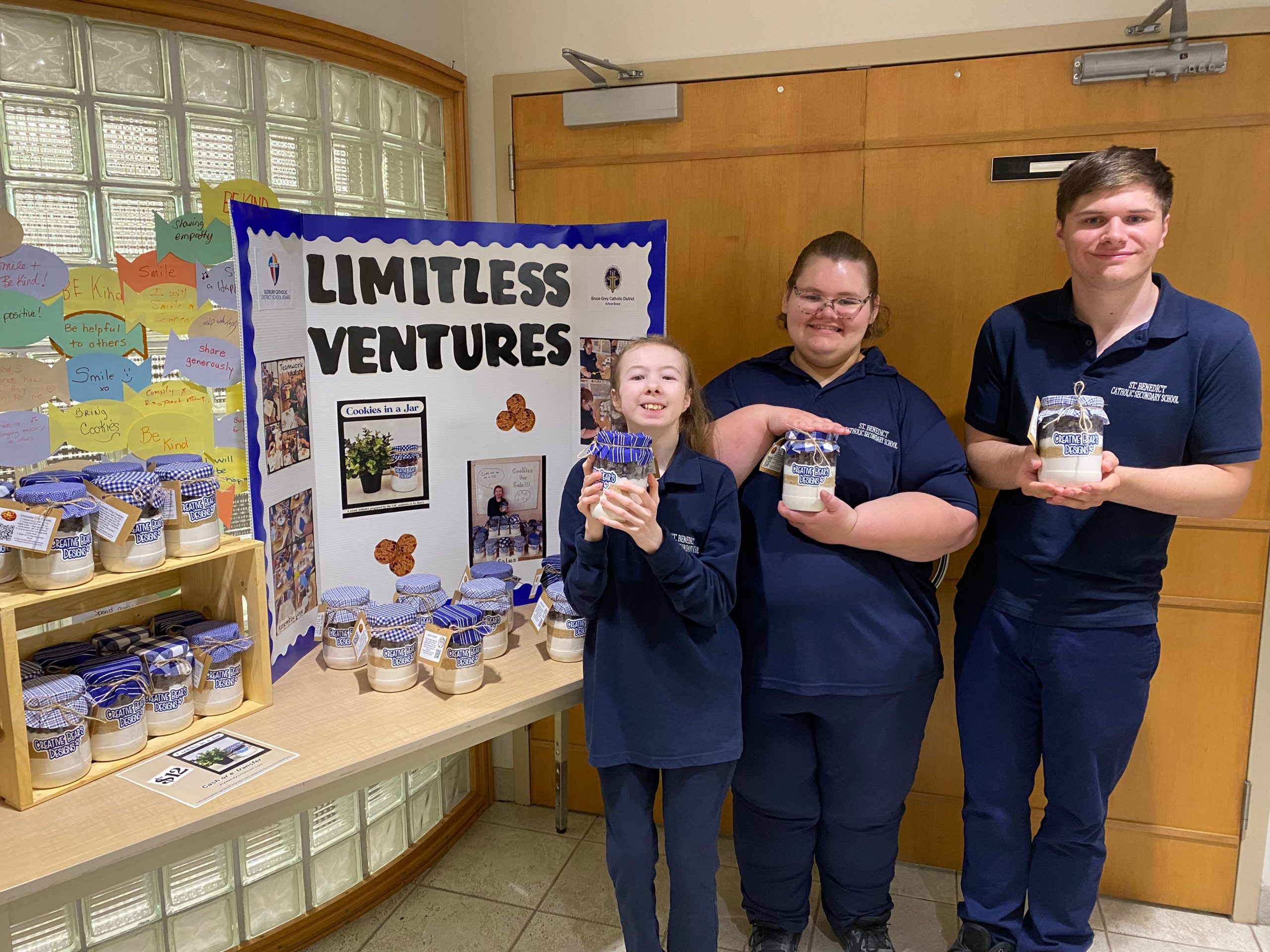 St. Benedict LSC Students Bring “Cookies in a Jar” to Catholic Education Centre 🍪