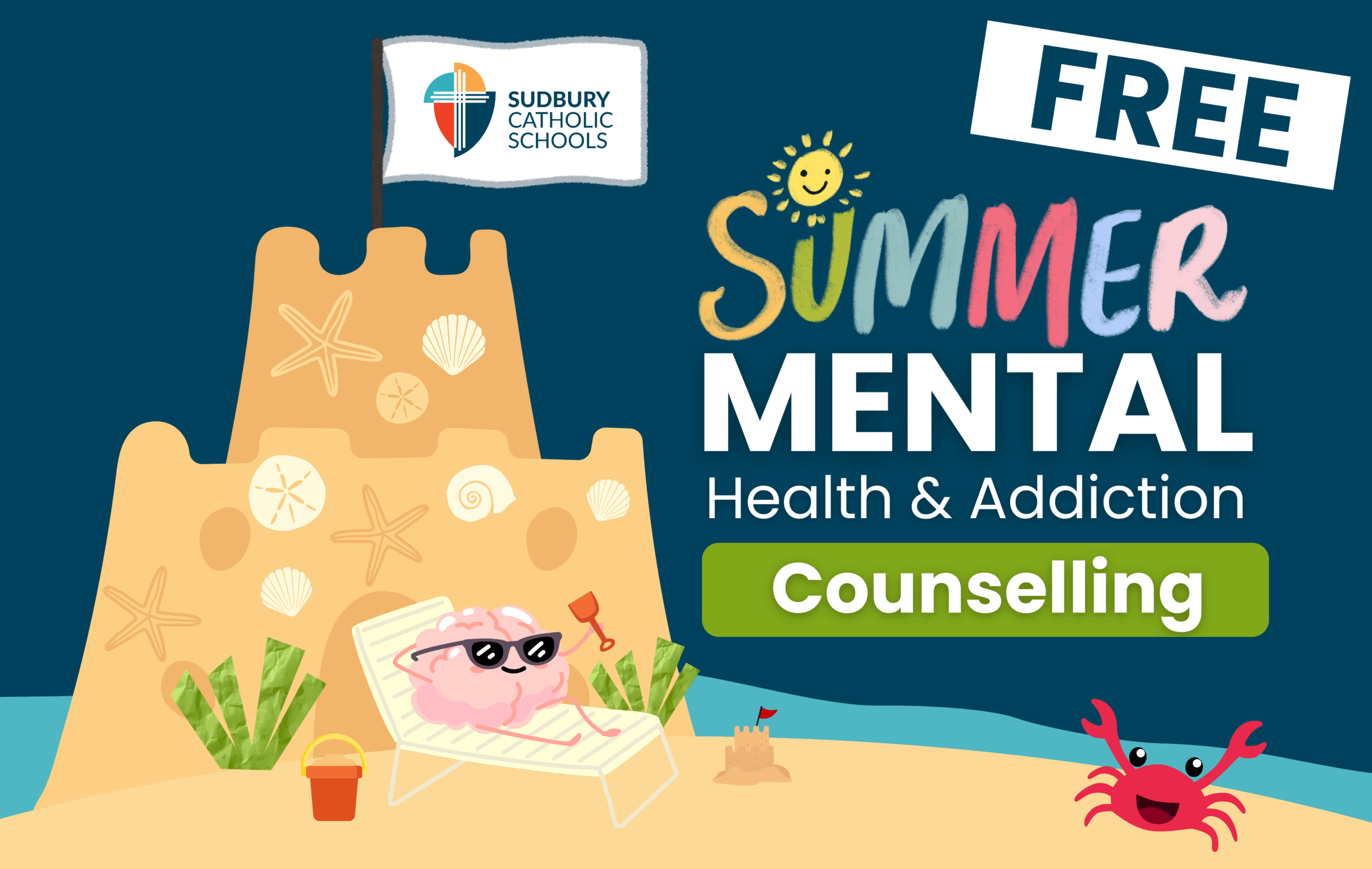 Free Summer Mental Health & Addiction Counselling for Students 🏖