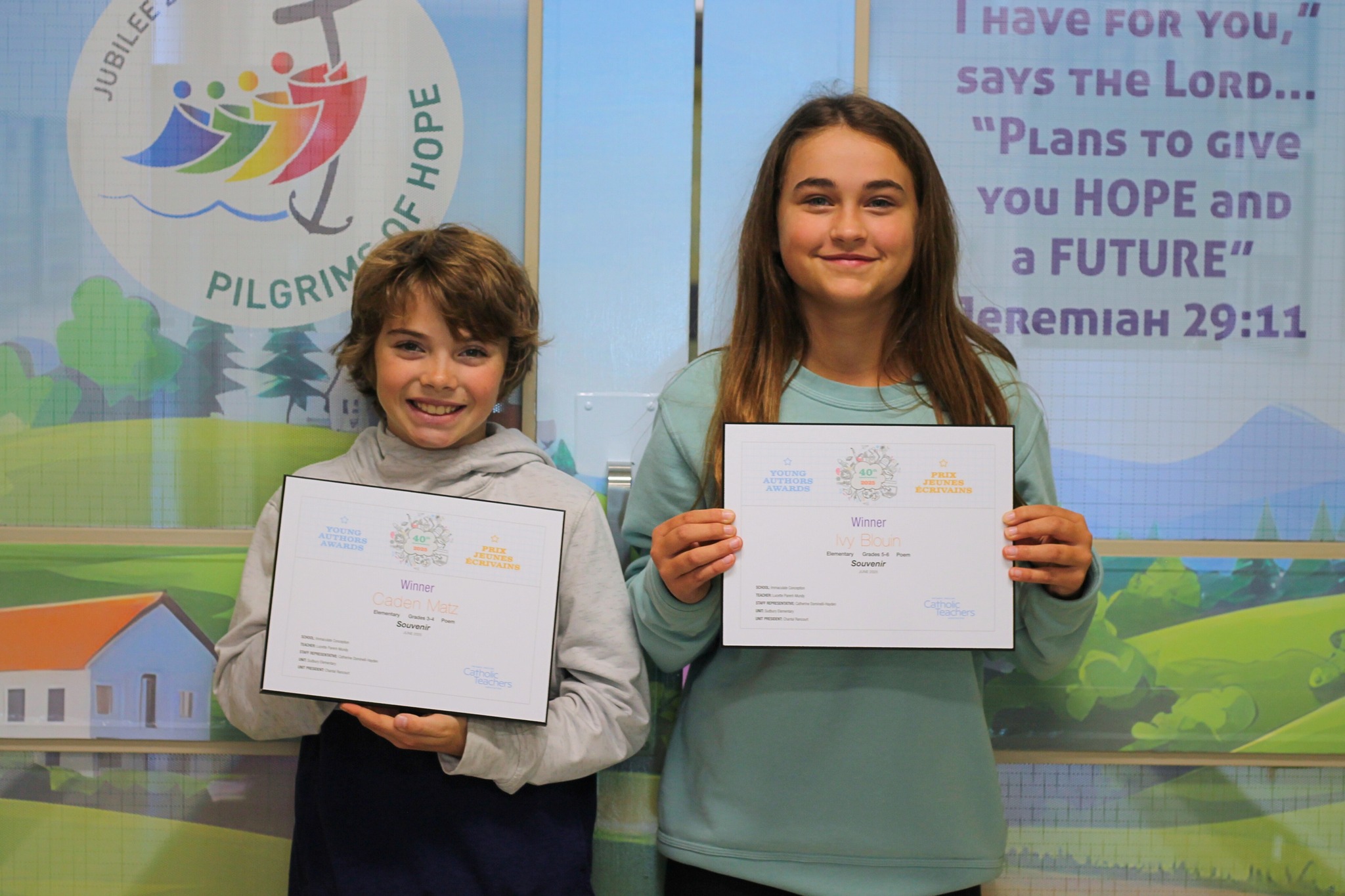 Immaculate Conception School Students Make Their Mark in Provincial Writing Competition