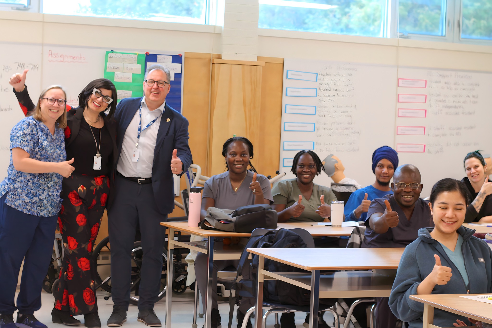 Director of Education Visits St. Albert Learning Centre to Celebrate Student Learning