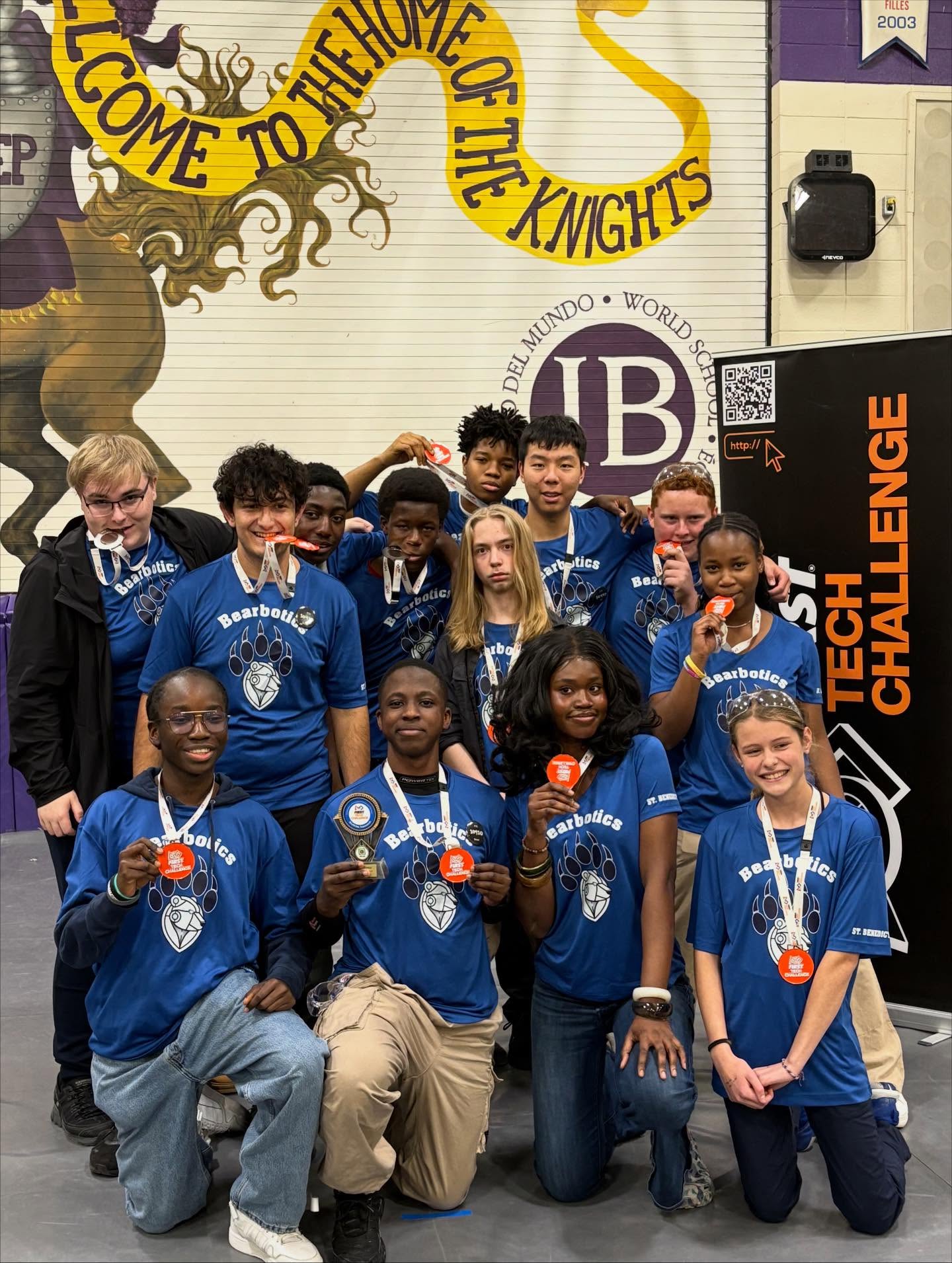 St. Benedict Wins FIRST Tech Challenge Regional Competition 