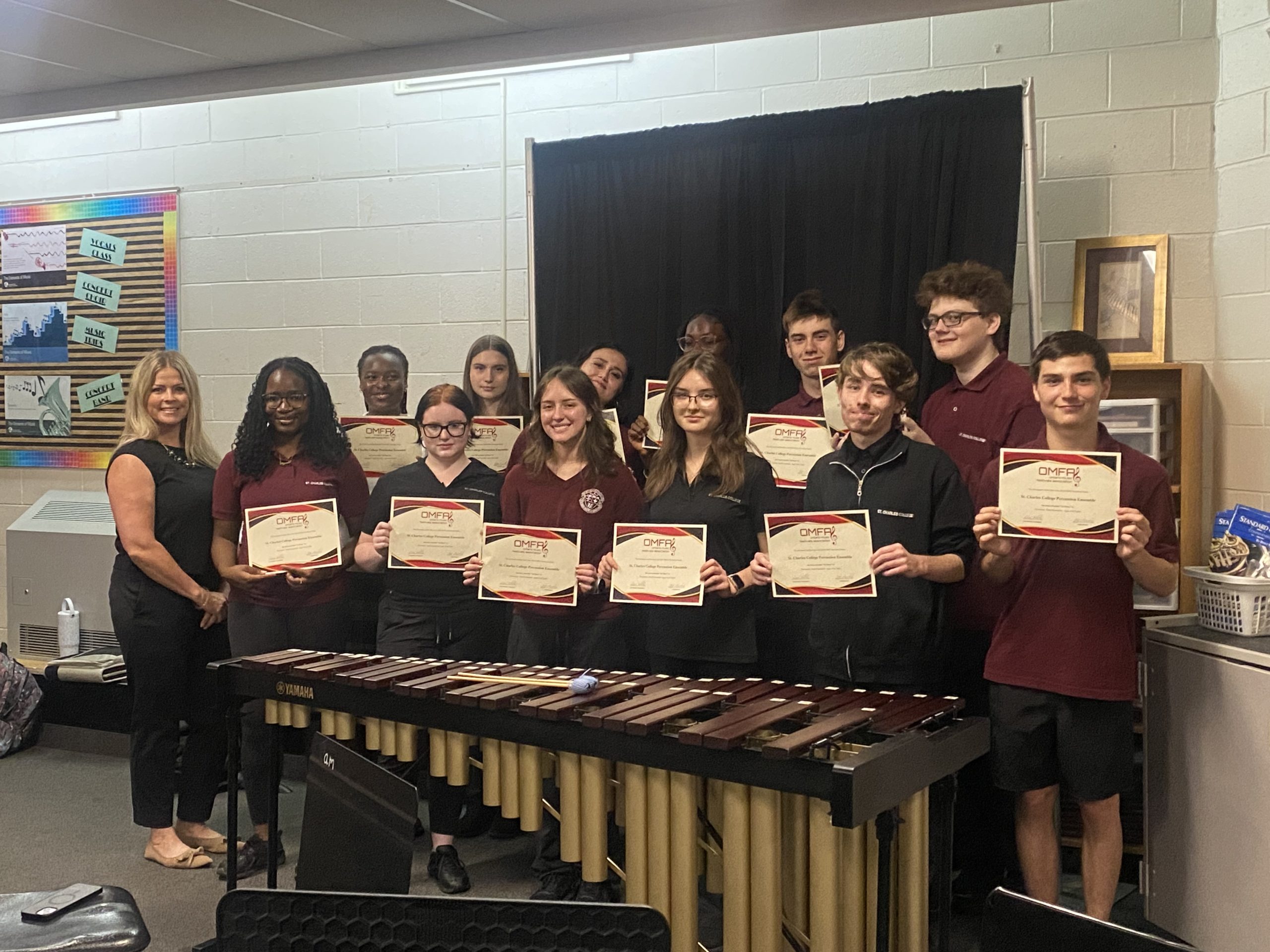St. Charles College Percussion Ensemble Strikes Gold with First-Place Provincial Win